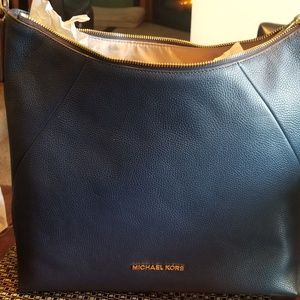 Michael Kors Navy Hobo Large